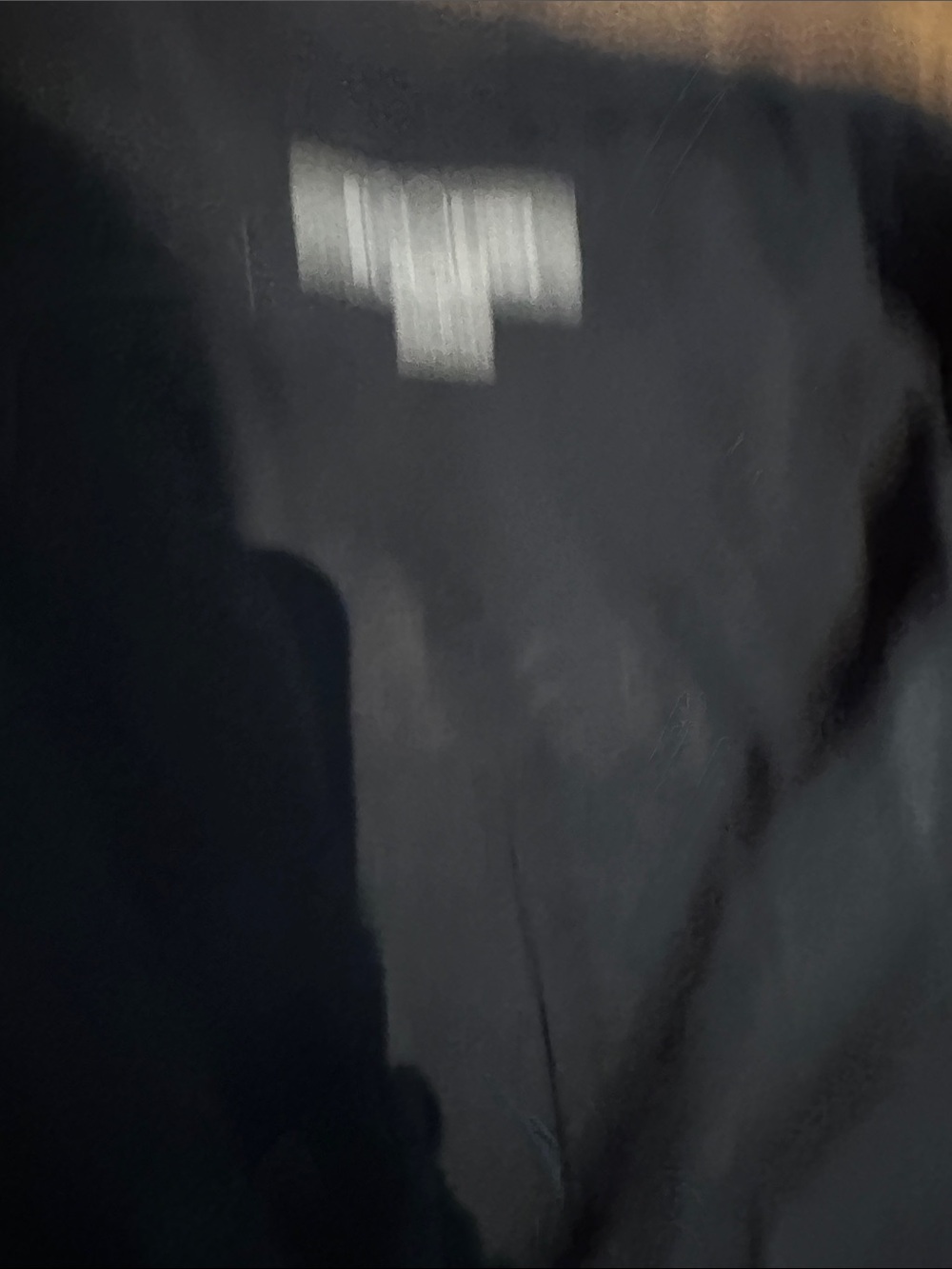 Black Button-Front Blouse - Picture 3 of 5